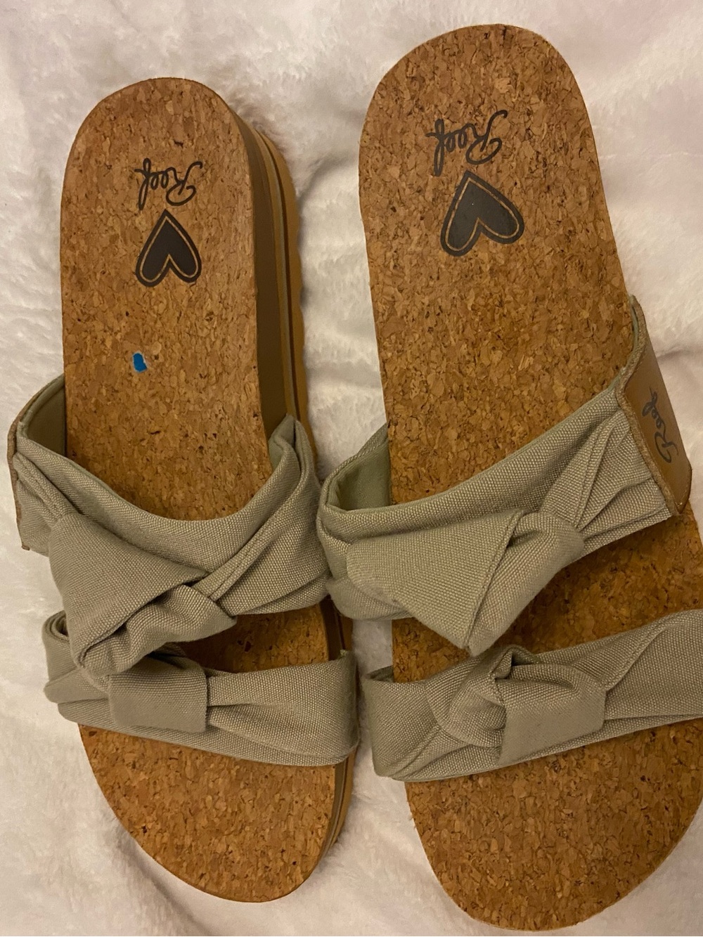 Reef Women's Taupe Knot Slide Sandals
